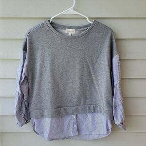 Mello day preppy sweater shirt